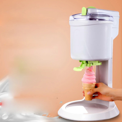 Kids Easy Ice Cream Maker 20W Mini Fruit Ice Cream Machine Fully Automatic for DIY Home Electric Kitchen