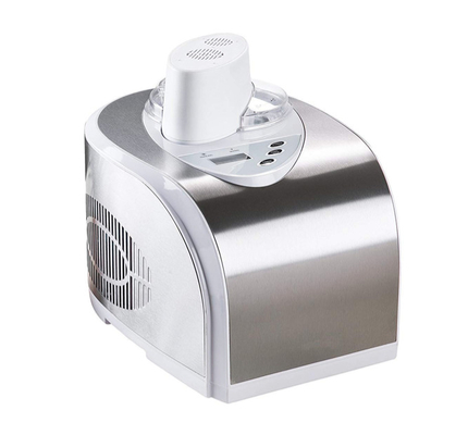 Hotel portable ice cream maker includes recipe ideas for frozen milk cream and yogurt