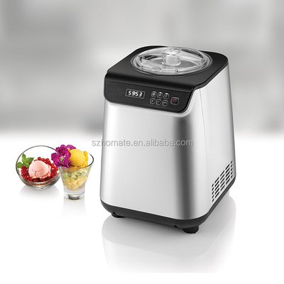 Homemade Hotel Ice Cream Maker 1.2L Self Freezing With Built-in Compressor