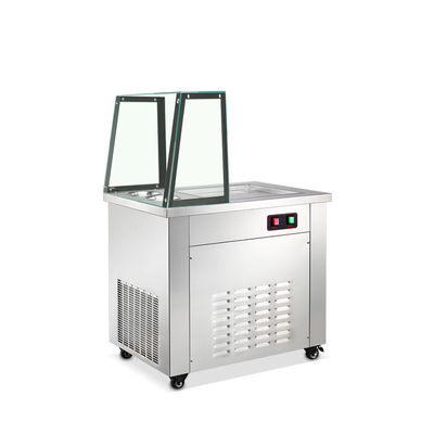 Automatic production soft ice cream roll machine frozen yogurt maker commercial fried machine 220V
